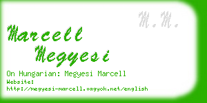 marcell megyesi business card